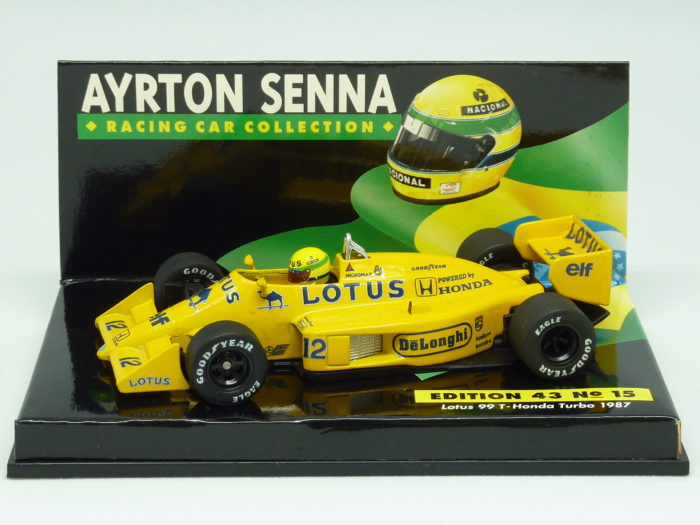 Lotus Honda T-Honda Turbo 1987 Ayrton Senna 1/43