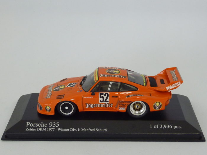 Porsche 935 Zolder DRM 1977 Winner Div.I  : Manfred Schurti 1/43