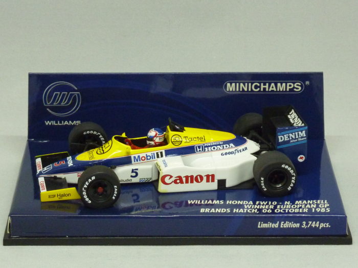 Williams Honda FW10 N.Mansell 1985 1/43