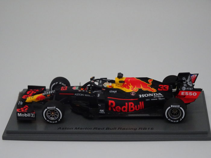 Aston Martin Red Bull Racing RB16 Winner 70th Anniversary GP 2020 1/43 Max Verstappen