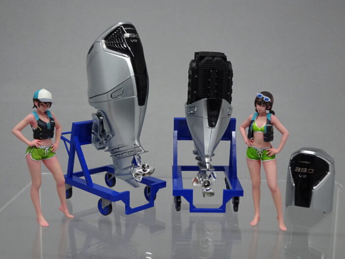 Honda 0utboard Engine BE350 with MINORI 1/24
